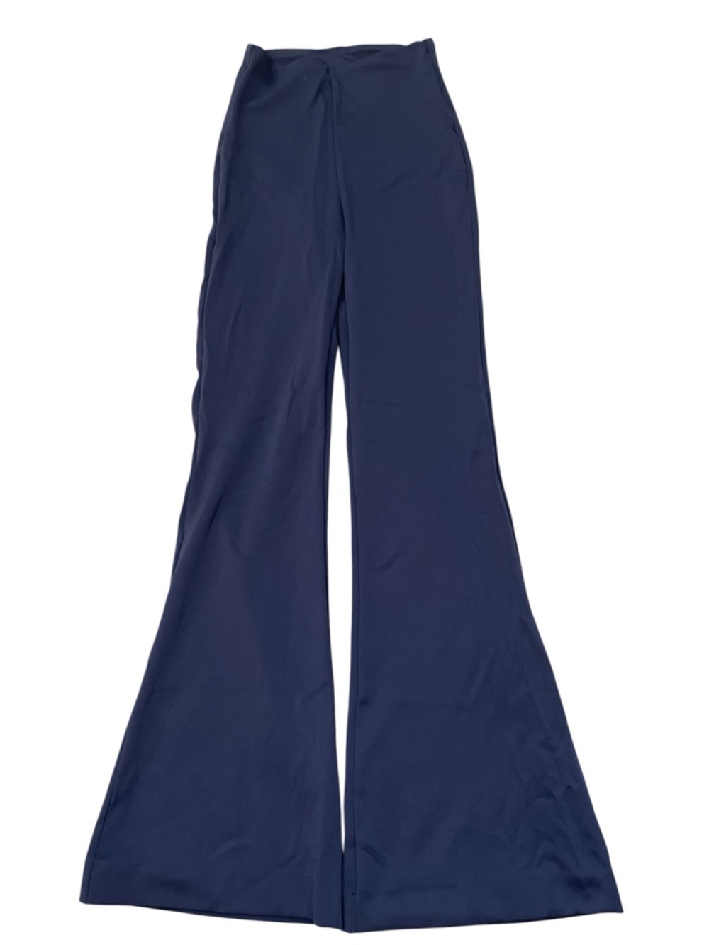 Express Body Contour Navy High Waisted Boot Cut Flare Pants
